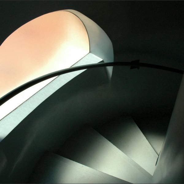 Soft shadows in a modern architectural space